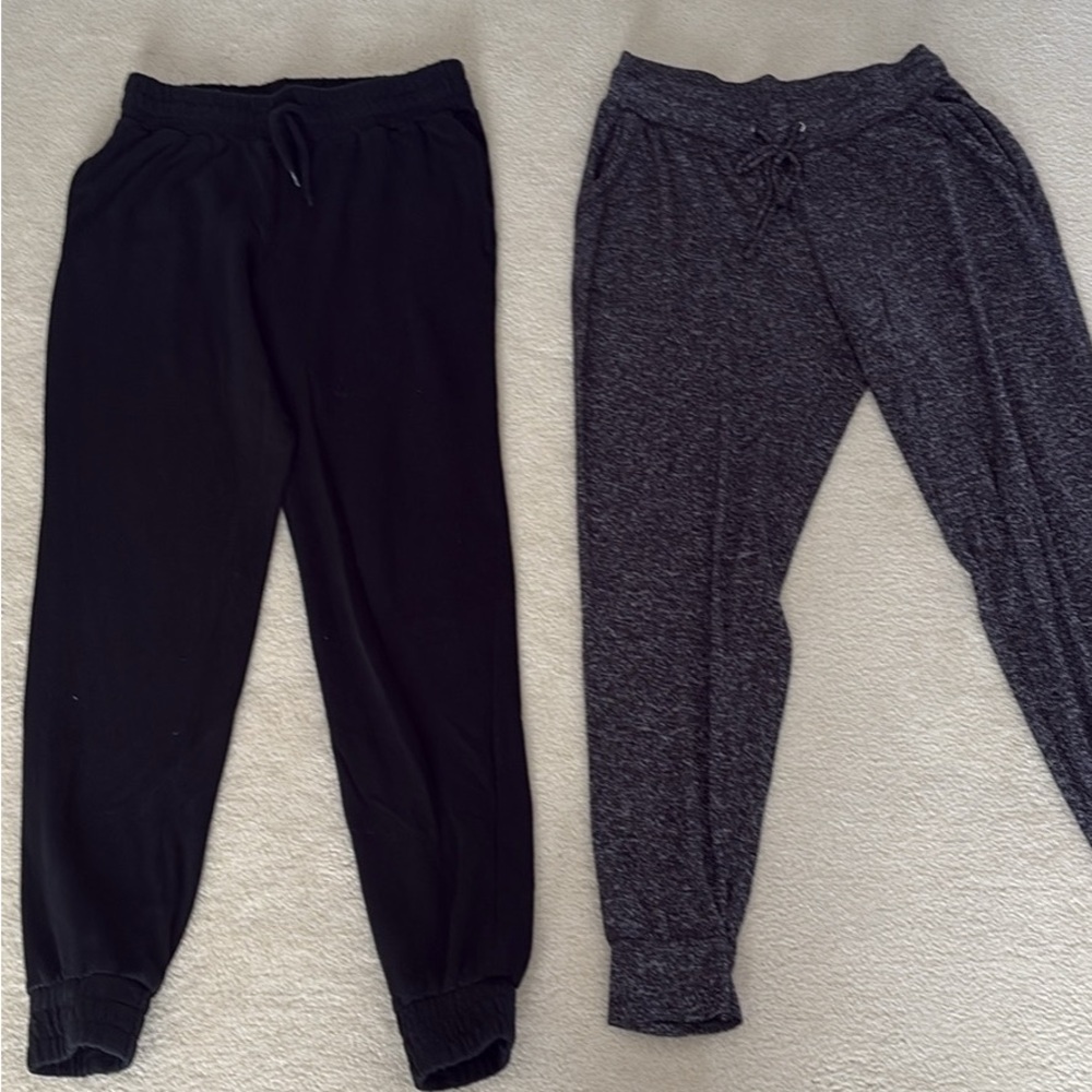 Women's Black and Gray Joggers